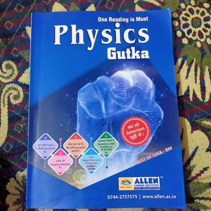 physics gutka allen