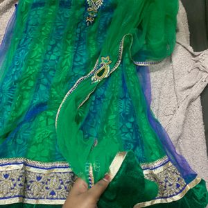 Fancy Silk And velvet Lehenga, Unused