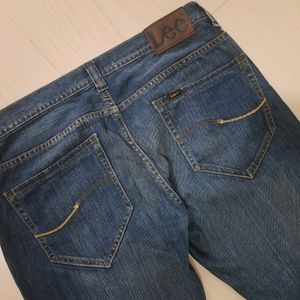 Lee JEANS Quality Jean's Men Denim Jeans👖