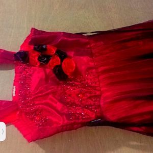 Red Party Gown