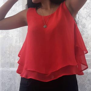 Coral Tent Top