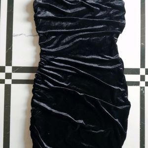 Velvet Bodycon Midi Dress