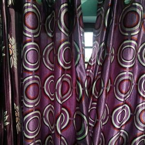 Beautiful Purple Colour Curtains