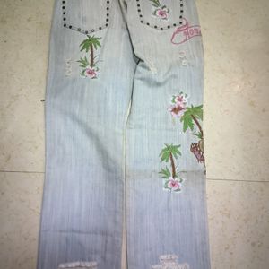 Y2k Vintage Dolce And Gabbana Embroidered Jeans