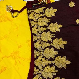 Maroon Lehenga Choli For Women