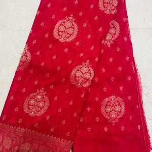 Unused Banarasi Georgette Saree