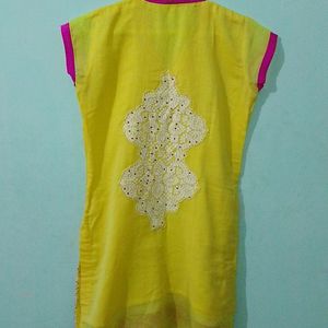 Beautiful Women Short Kurti With Embroidery