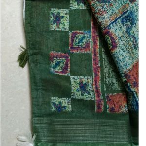 Linen Saree