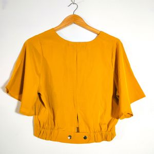 Mustard Crop Tops (Women's)