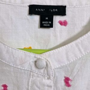 Ann Taylor Embroidered Top