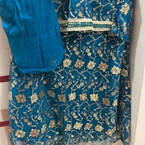 Blue Lehenga Waist 28