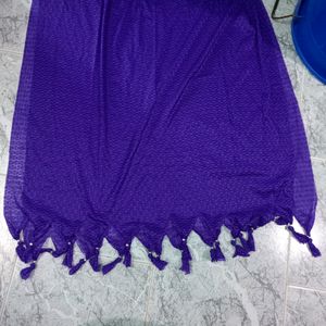 Dark Violet Shawl Dupatta Hijab