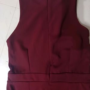 Classy Maroon Jumpsuit