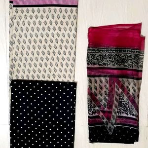 Unstitched Dress Material Of Top, Bottom & Dupatta