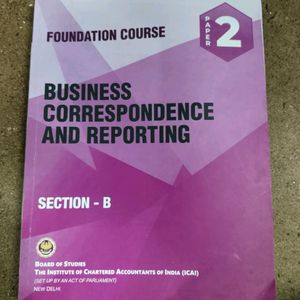 CA Foundation Course Books