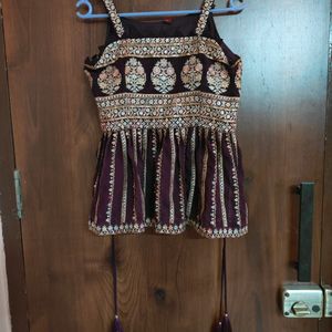 Sharara Pattern Dress