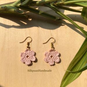 Corchet Earring Handmade