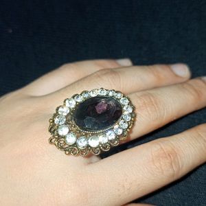 Finger Ring.... Dark Purple Colour