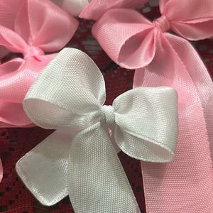 HANDMADE BOWS ❤️ Pink &White