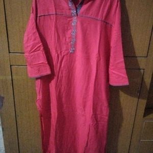 New Embroidery Work Kurta With Plazo