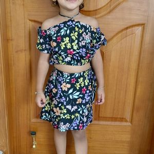 Pretty Kids Dress Top And Skirt