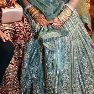 Green Lehenga