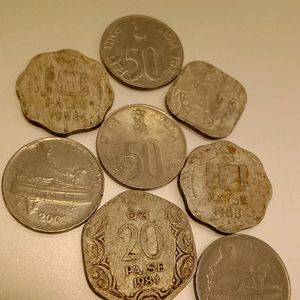 Old Indian Coins.