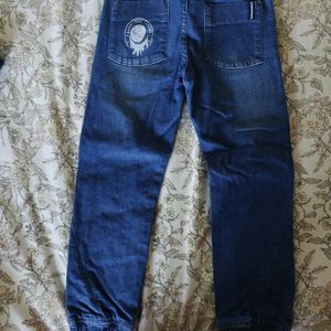 Denim Joggers For Boys 5-6 Years