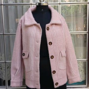 Pink Woolen Jacket