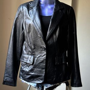 Sheepskin Leather Blazer