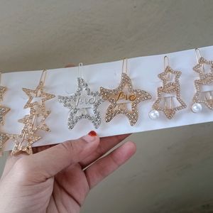 (6 Pcs)Korean Fancy Clips for Women