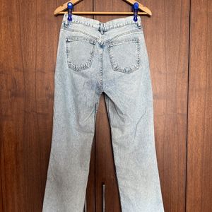 Straight Fit Light Blue Jeans