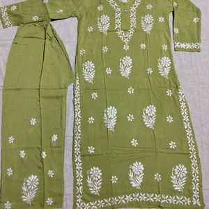 Lukhnowi Kurti Set