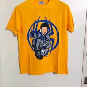 New Relaxed Fit Spiderboy Printed Tshirts