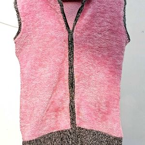 Buy Pink Woollen Hoodie For Women's 🌸