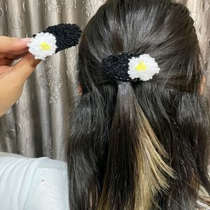 Handmade Embroidery Hairclips