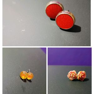 Pair Of 8 Combo Earrings For Daily Wear