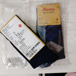 The Bata New Socks Combo-2 Formal Wear(Multicolor)