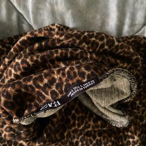 Zara Leopard Print Sweater