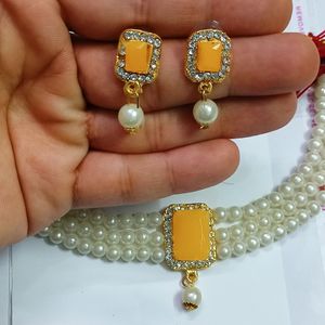 30rs Off On Shipping Brand New Necklace Set With E