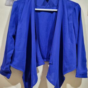 Royal Blue Shrug