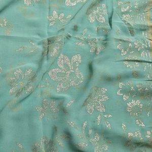 Sea Green- Purple Colour Daily Wear Saree