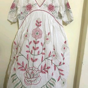 Women Embroidered A -Line Dress