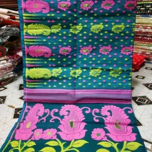 Absolutely New Cotton Jamdani Saree