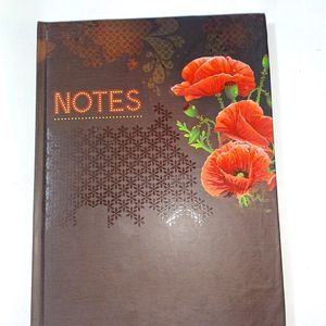 Hard Cover floral Notebook Har