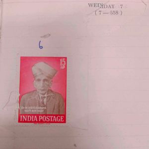 Dr. M. Visvesvaraya 1960 Rare Stamp