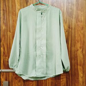 Sap Green Formal Top