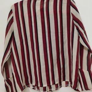 Women Stripes Shirt - 40 Bust