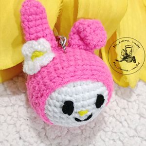 Amigurumi Mymelody Face Keychain