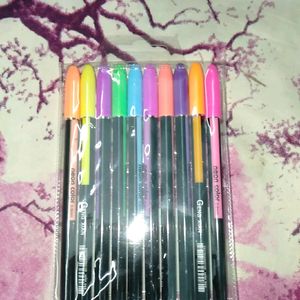 Neon Gel Ink Pen